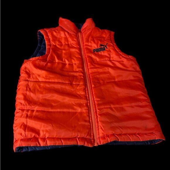 PUMA Boy’s Reversible Puffer Vest (Small) - Picture 2 of 4